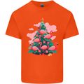 Flamingo Christmas Tree Xmas Kids T-Shirt Childrens Orange