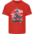 Flamingo Christmas Tree Xmas Kids T-Shirt Childrens Red