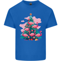 Flamingo Christmas Tree Xmas Kids T-Shirt Childrens Royal Blue