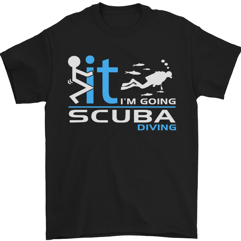 Scuba Diving T-Shirt Deep Sea Diver Mens Funny 1