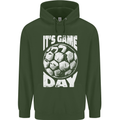 Football Game Day England Ireland Scotland Wales Childrens Kids Hoodie Forest Green