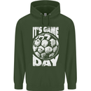Football Game Day England Ireland Scotland Wales Childrens Kids Hoodie Forest Green