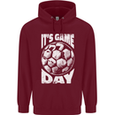Football Game Day England Ireland Scotland Wales Childrens Kids Hoodie Maroon