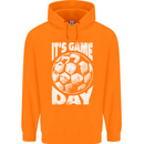 Football Game Day England Ireland Scotland Wales Childrens Kids Hoodie Orange