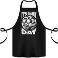 Football Game Day England Ireland Scotland Wales Cotton Apron 100% Organic Black