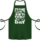 Football Game Day England Ireland Scotland Wales Cotton Apron 100% Organic Forest Green