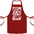 Football Game Day England Ireland Scotland Wales Cotton Apron 100% Organic Maroon
