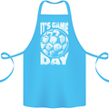 Football Game Day England Ireland Scotland Wales Cotton Apron 100% Organic Turquoise