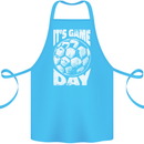 Football Game Day England Ireland Scotland Wales Cotton Apron 100% Organic Turquoise