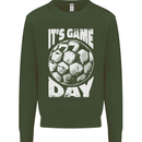 Football Game Day England Ireland Scotland Wales Kids Sweatshirt Jumper Forest Green