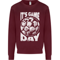 Football Game Day England Ireland Scotland Wales Kids Sweatshirt Jumper Maroon