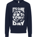 Football Game Day England Ireland Scotland Wales Kids Sweatshirt Jumper Navy Blue