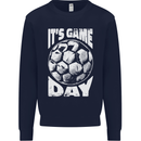 Football Game Day England Ireland Scotland Wales Kids Sweatshirt Jumper Navy Blue