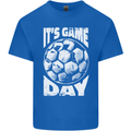 Football Game Day England Ireland Scotland Wales Kids T-Shirt Childrens Royal Blue