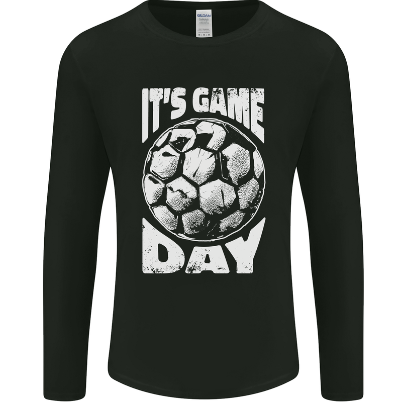 Football Game Day England Ireland Scotland Wales Mens Long Sleeve T-Shirt Black