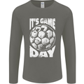 Football Game Day England Ireland Scotland Wales Mens Long Sleeve T-Shirt Charcoal