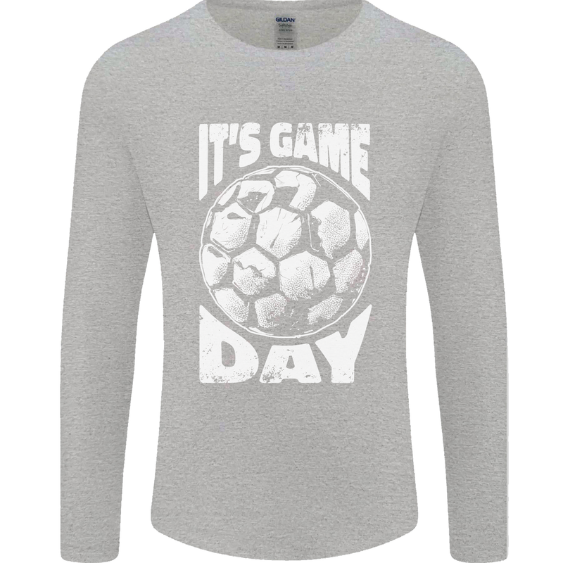 Football Game Day England Ireland Scotland Wales Mens Long Sleeve T-Shirt Sports Grey