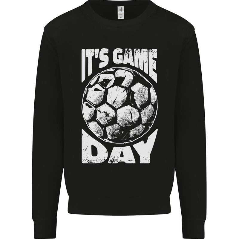 Football Game Day England Ireland Scotland Wales Mens Sweatshirt Jumper Black
