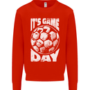 Football Game Day England Ireland Scotland Wales Mens Sweatshirt Jumper Bright Red