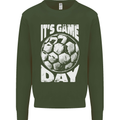 Football Game Day England Ireland Scotland Wales Mens Sweatshirt Jumper Forest Green