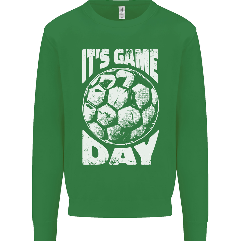 Football Game Day England Ireland Scotland Wales Mens Sweatshirt Jumper Irish Green