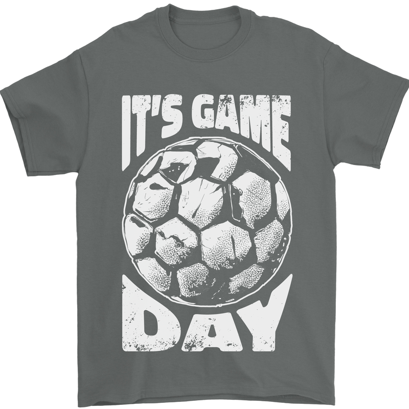Football Game Day England Ireland Scotland Wales Mens T-Shirt 100% Cotton Charcoal