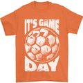 Football Game Day England Ireland Scotland Wales Mens T-Shirt 100% Cotton Orange