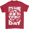 Football Game Day England Ireland Scotland Wales Mens T-Shirt 100% Cotton Red