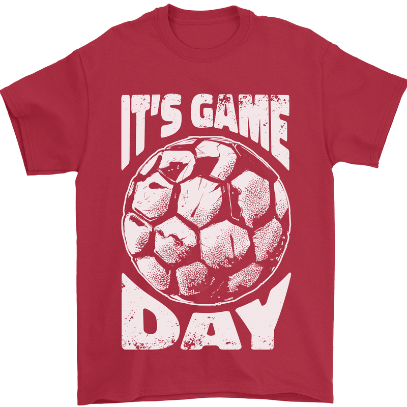 Football Game Day England Ireland Scotland Wales Mens T-Shirt 100% Cotton Red