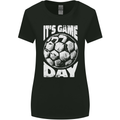 Football Game Day England Ireland Scotland Wales Womens Wider Cut T-Shirt Black