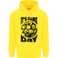 Football Its Game Day Soccer Childrens Kids Hoodie Yellow