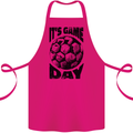 Football Its Game Day Soccer Cotton Apron 100% Organic Pink