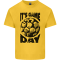 Football Its Game Day Soccer Kids T-Shirt Childrens Yellow