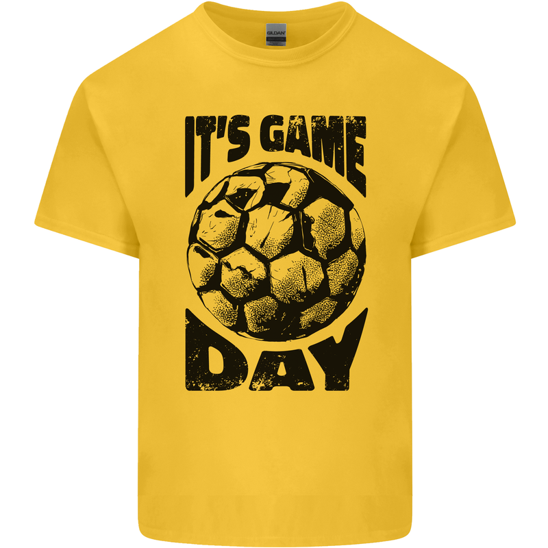 Football Its Game Day Soccer Kids T-Shirt Childrens Yellow