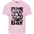 Football Its Game Day Soccer Mens Cotton T-Shirt Tee Top Light Pink