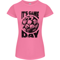 Football Its Game Day Soccer Womens Petite Cut T-Shirt Azalea