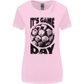 Football Its Game Day Soccer Womens Wider Cut T-Shirt Light Pink