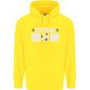 Football Mum Mom Childrens Kids Hoodie Yellow