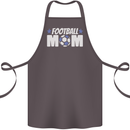 Football Mum Mom Cotton Apron 100% Organic Dark Grey