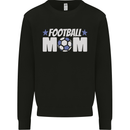 Football Mum Mom Kids Sweatshirt Jumper Black
