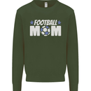 Football Mum Mom Kids Sweatshirt Jumper Forest Green