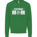 Football Mum Mom Kids Sweatshirt Jumper Irish Green