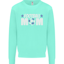 Football Mum Mom Kids Sweatshirt Jumper Peppermint