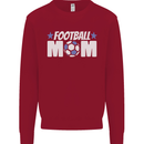 Football Mum Mom Kids Sweatshirt Jumper Red