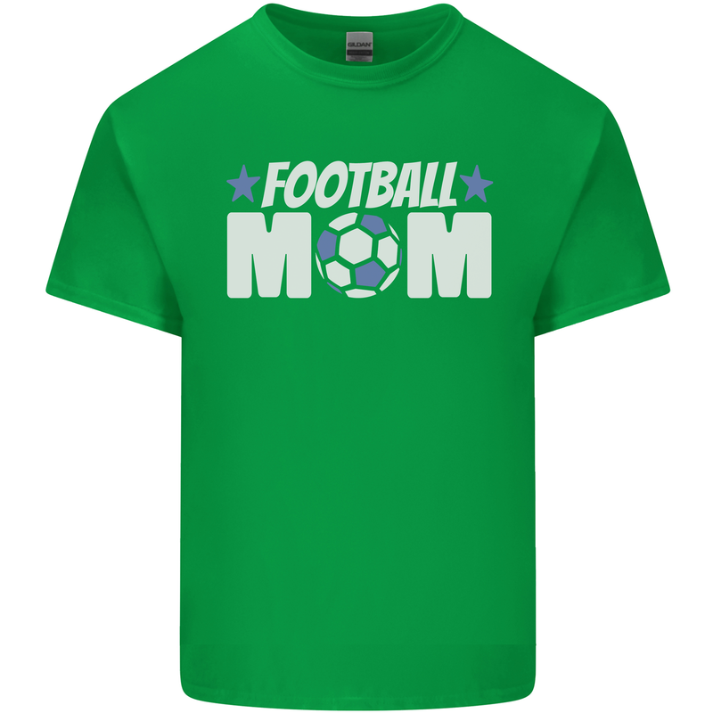 Football Mum Mom Kids T-Shirt Childrens Irish Green