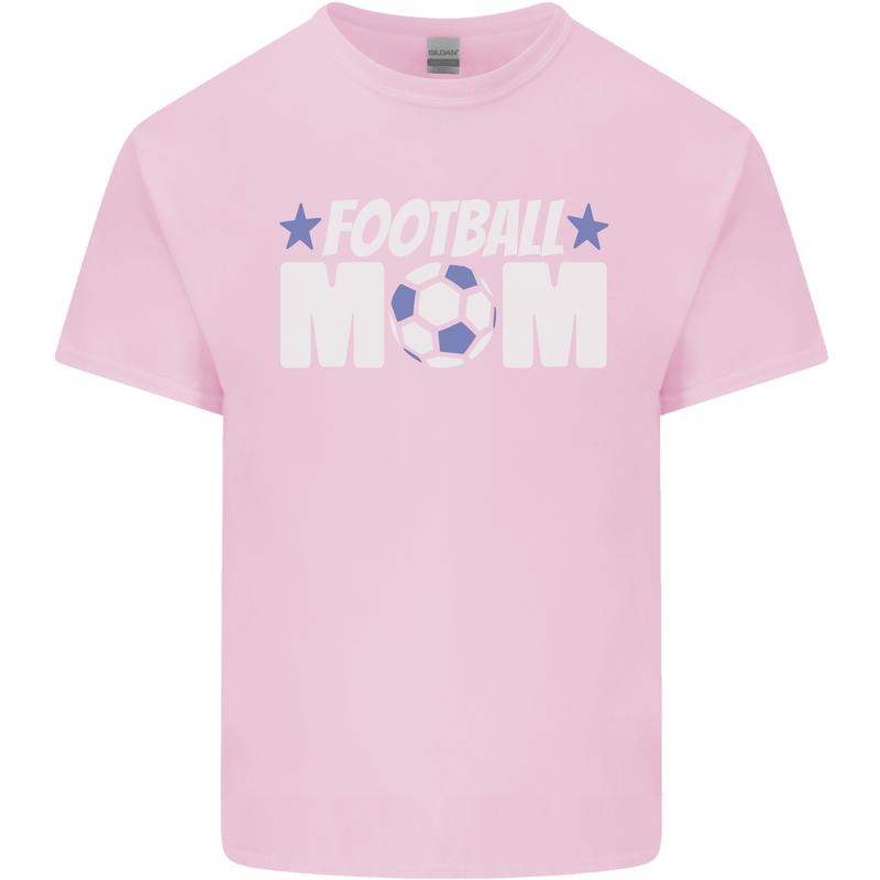 Football Mum Mom Kids T-Shirt Childrens Light Pink