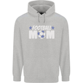 Football Mum Mom Mens 80% Cotton Hoodie Sports Grey