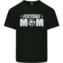Football Mum Mom Mens Cotton T-Shirt Tee Top Black