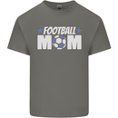 Football Mum Mom Mens Cotton T-Shirt Tee Top Charcoal