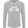 Football Mum Mom Mens Long Sleeve T-Shirt Sports Grey